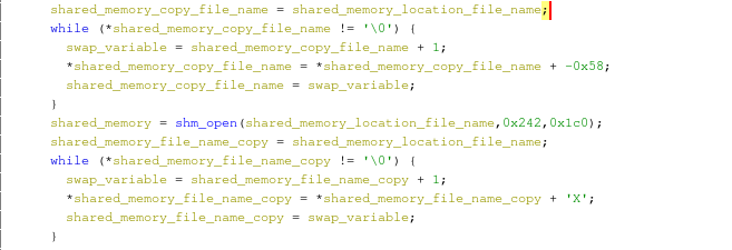 Covid Scanner Ghidra dissassembly