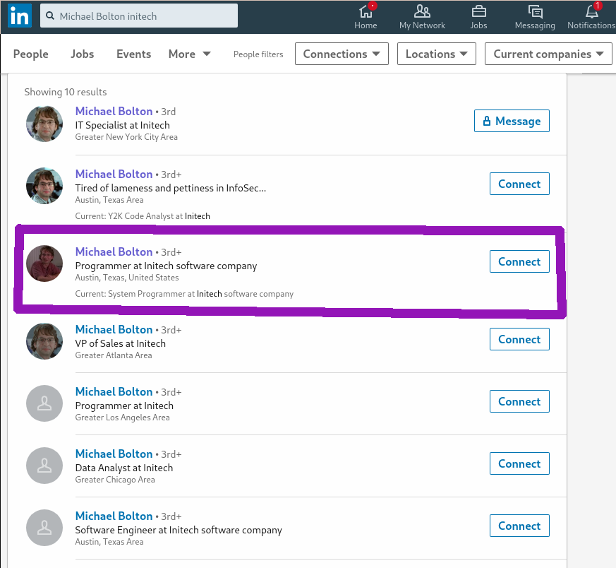 Osint Micheal Bolton